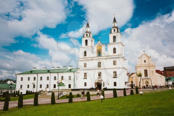 The Cathedral Of Holy Spirit In Minsk - The Main Orthodox Church Of Belarus - Famous Place And Symbol Of Capital - Minsk. Minsk, Belarus.