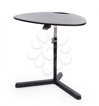 Modern folding table on a white background