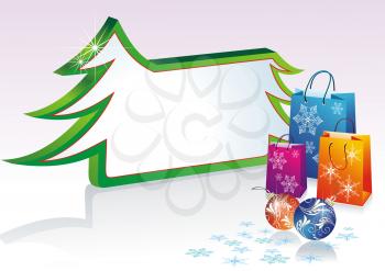 Christmas gifts vector image 