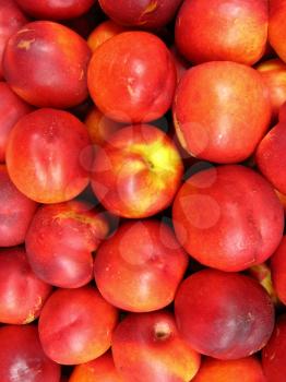 the image of a lot of red nectarines
