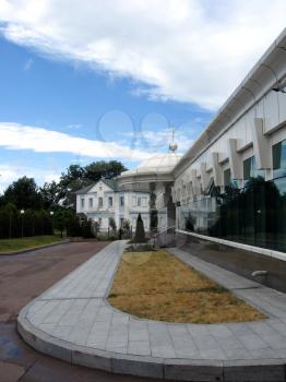 image of view to the hotel in Novgorod-Severskyi town