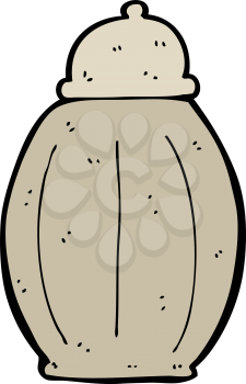 Royalty Free Clipart Image of an Old Jar