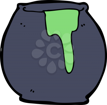 Royalty Free Clipart Image of a Cauldron