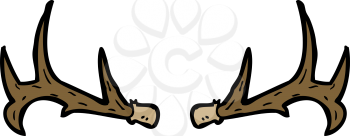 Royalty Free Clipart Image of Antlers