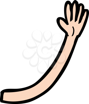 Royalty Free Clipart Image of an Arm