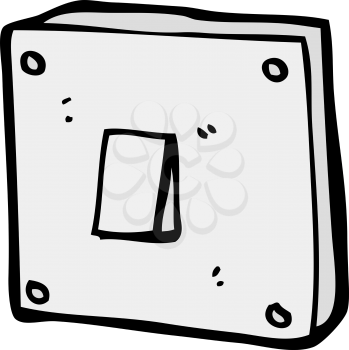 Royalty Free Clipart Image of a Light Switch