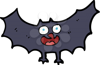 Royalty Free Clipart Image of a Bat