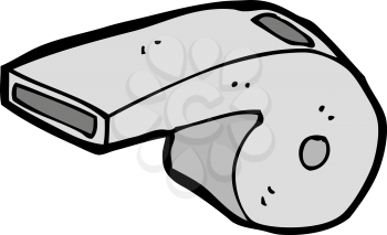 Royalty Free Clipart Image of a Whistle