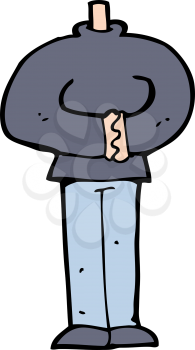 Royalty Free Clipart Image of a Body