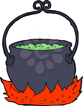 Royalty Free Clipart Image of a Cauldron