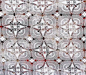 Image of beautiful white ornate background textile