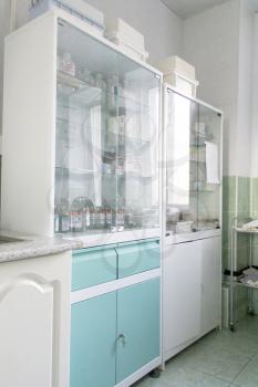 Photo of white closet with medical attribute