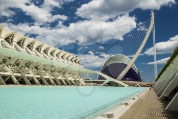 The city of arts and aciences In Valencia, Spain. Photo