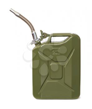 Jerrycan with flexi pipe spout