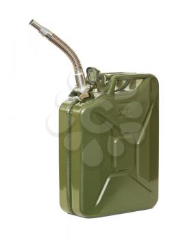 Jerrycan with flexi pipe spout