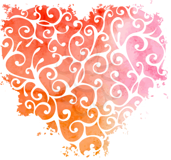 Valentine's background. Colourful template. There is blank place for your text.