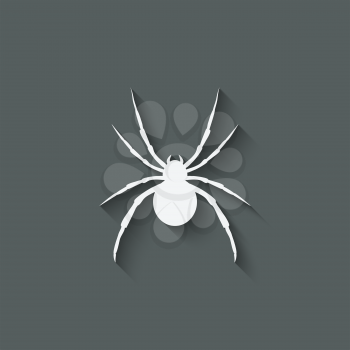 spider design element - vector illustration. eps 10