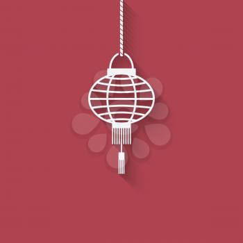 Chinese lantern design element - vector illustration. eps 10