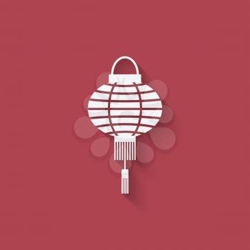 Chinese lantern design element - vector illustration. eps 10