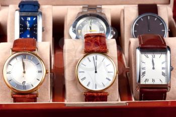 box with new year wristwatches