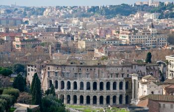 Theatre Marcellus - view from Capitoline Hill