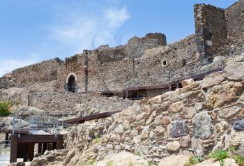 Arab-Byzantine ancient castello Calatabiano, Sicily