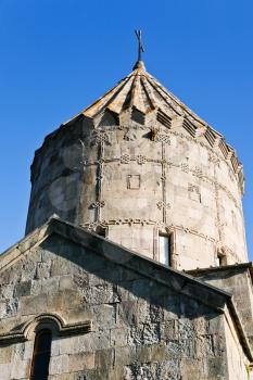 tower of st. pogos and petros cathedral in Tatev Monastery in Armenia