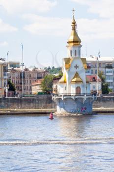 chapel on dnieper river in Kiev