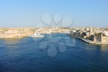 view of Valletta city in summer day, Malta