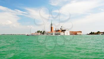 view of San Giorgio Maggiore island in Venice city, Italy in summer day