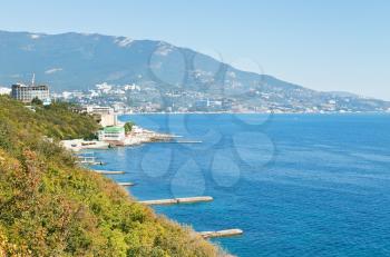South Coast of Crimea - view of Yalta from Livadia district