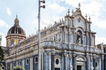 Saint Agatha Cathedral in Catania city, Sicily, Italy