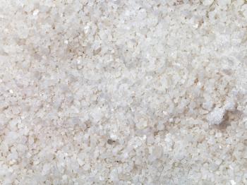 food background - many crystals of common Sea salt