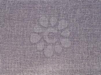textile background - gray transparent silk fabric with chiffon weave pattern of threads close up