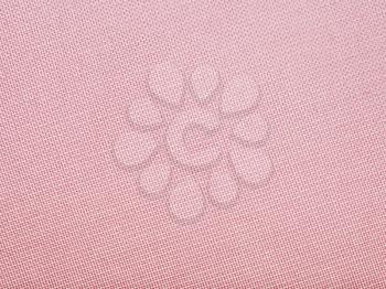 textile background - pink silk fabric with Muslin weave pattern of threads close up