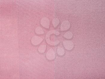 textile background - pink fabric with Satin and chiffon weave pattern of threads close up