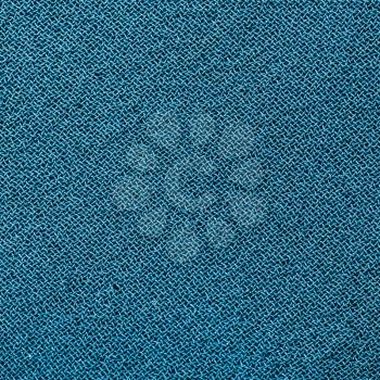 square textile background - dark blue green silk fabric with Crepe chiffon (crape chiffon) weave pattern of threads close up
