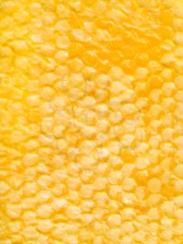 natural background - yellow dry honeycomb with honey