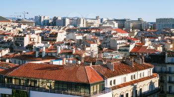Travel to Provence, France - above view of residential district in Marseilles city