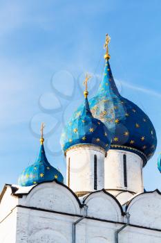 Cathedral of Nativity of the Virgin ( The Cathedral of the Nativity of the Theotokos) in Suzdal Kremlin in Vladimir oblast of Russia