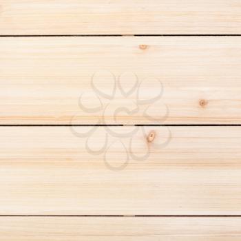 square wooden background - unpainted wood panel from horizontal pine planks