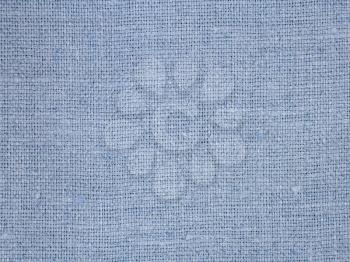 Blue linen texture pattern suitable as background.
