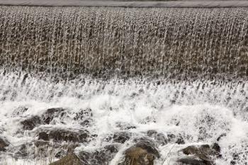 Idaho Falls in Springtime river cascading water