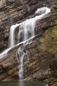Cameron Waterfall Alberta Canada near town site