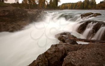 Buckley River Falls at Moricetown in British Columbia