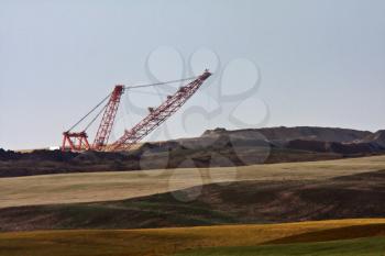 Coal draglines in Southern Saskatchewan
