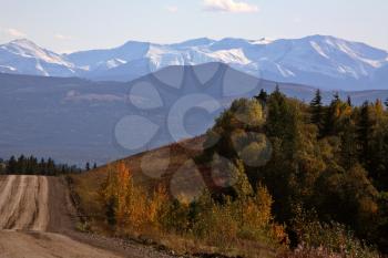 Rocky Mountains in autumn
