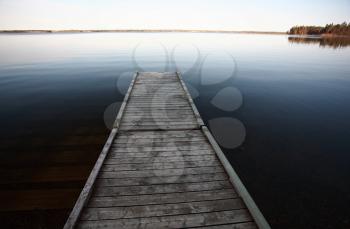 Dock on Northern Manitoba lake