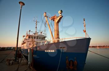 Commercial fishing boat at Gimli