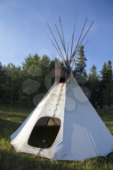 First Nation Teepee La Ronge Saskatchewan Canada